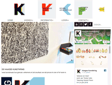 Tablet Screenshot of haagsekunstkring.nl